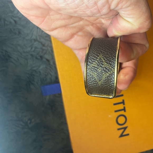 Upcycled Designer Cuff Bracelet - Picture 6 of 8